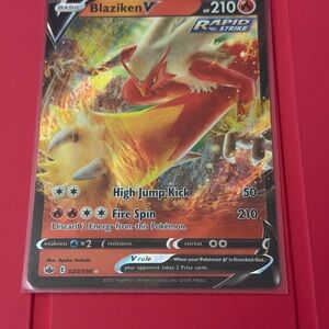 Blaziken V Pokémon Card 020/198